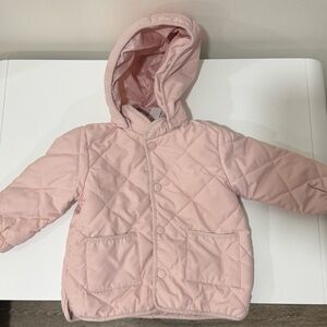 H&M Light Pink Quilted Jacket
